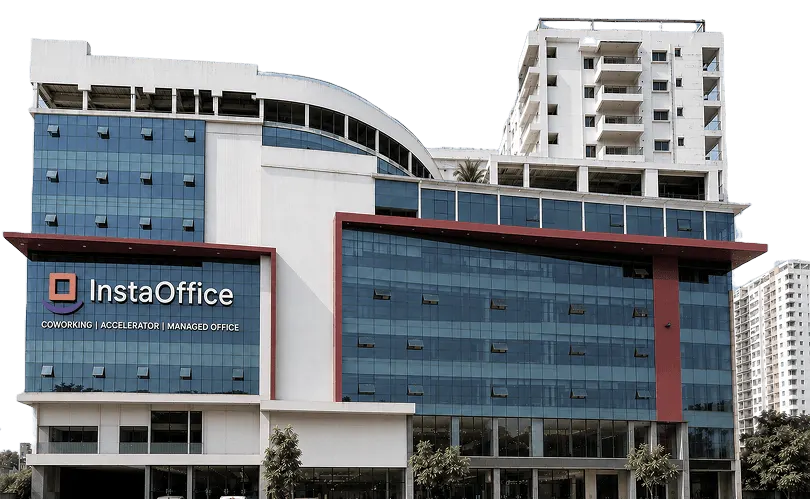 The InstaOffice building at Saket Callipolis, Sarjapur Road