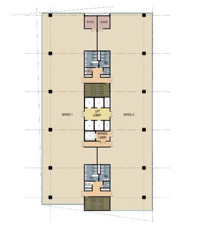 Brigade Senate Block 1 interior