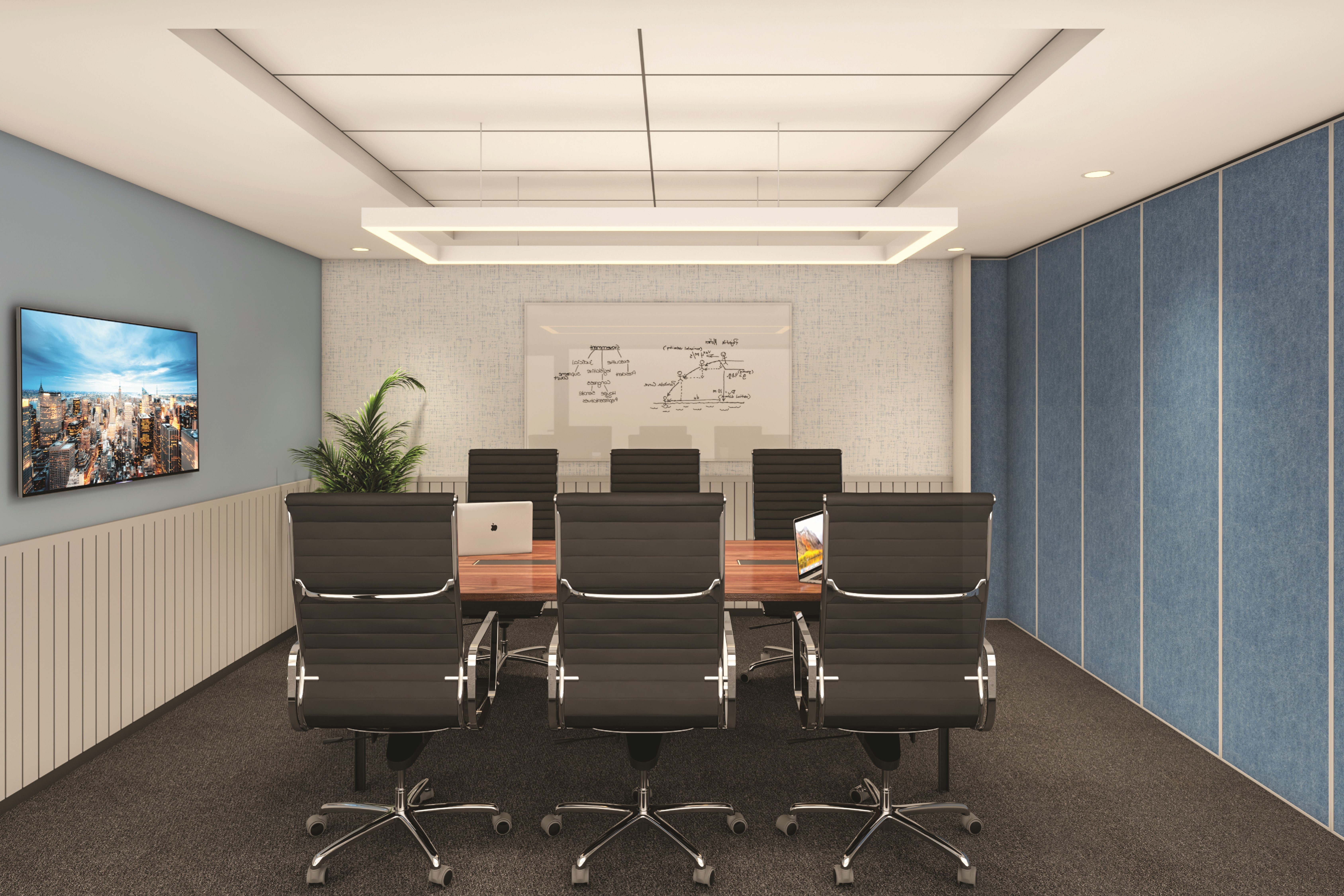 6 Seater Meeting Room interior