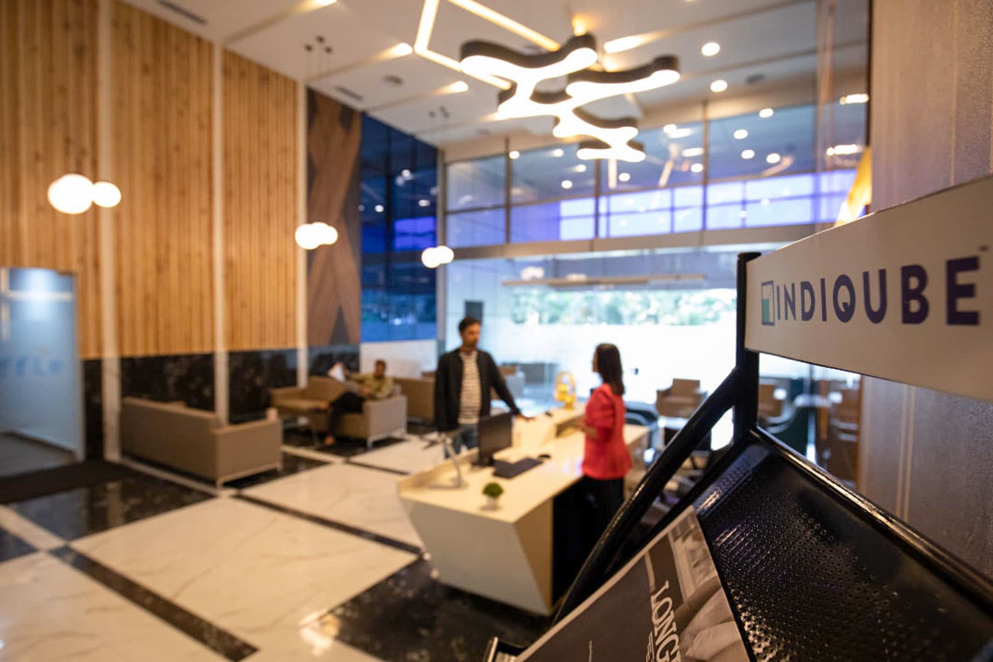 IndiQube Arcade T2 interior