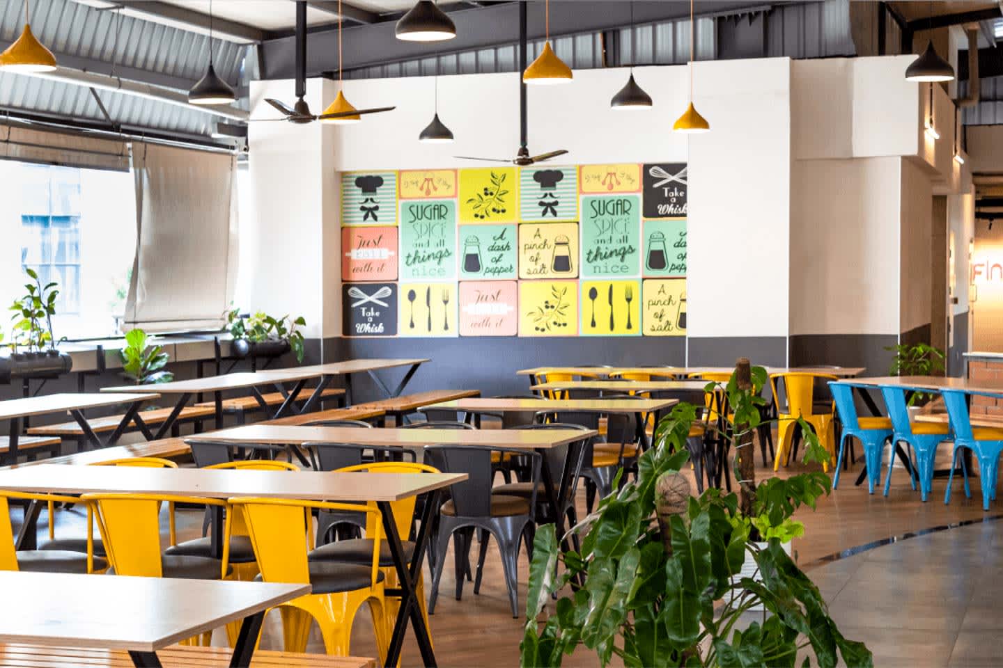 IndiQube Lakeside interior