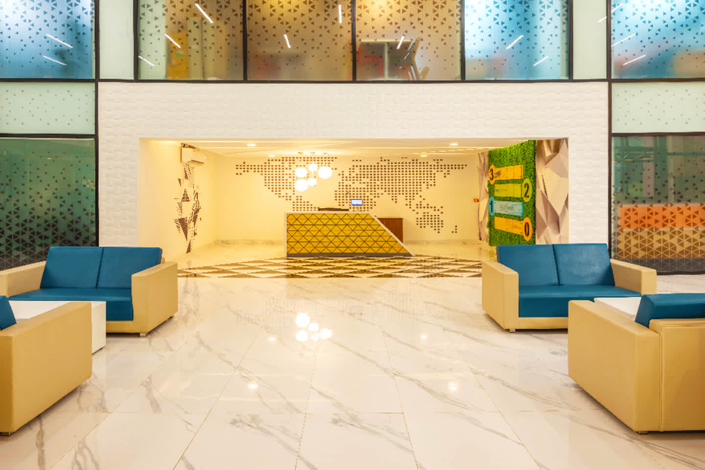 IndiQube Golf View interior