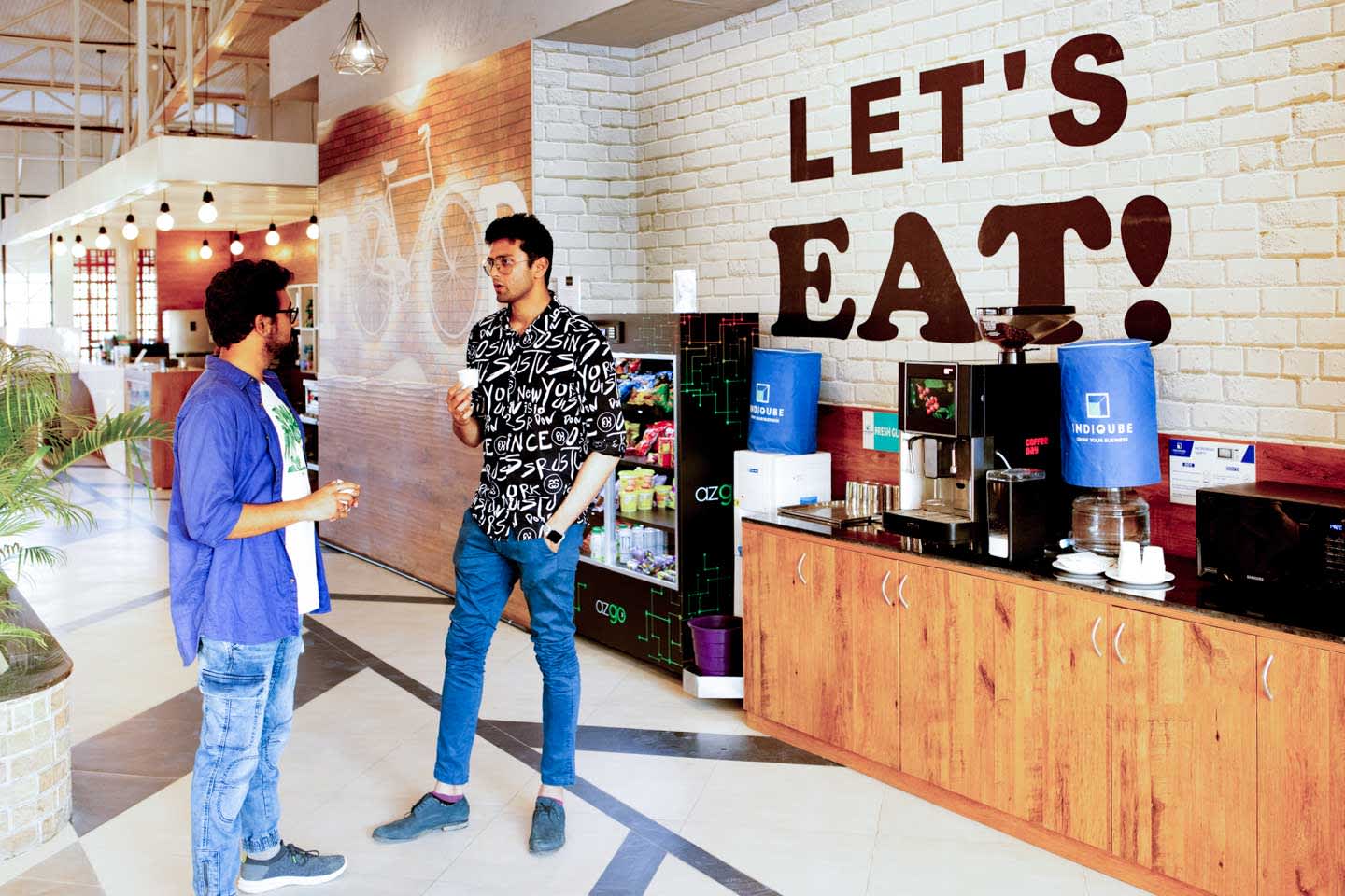 IndiQube AMR Techpark interior