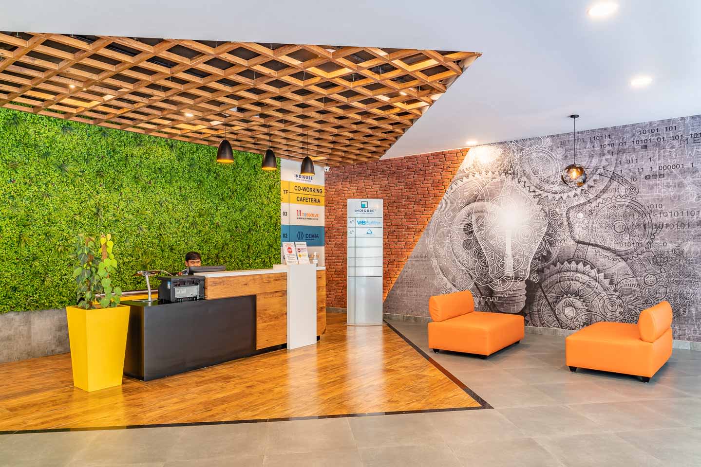 IndiQube South Island interior