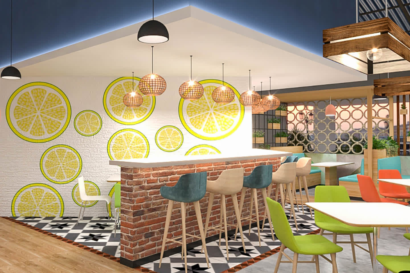 IndiQube Plaza interior