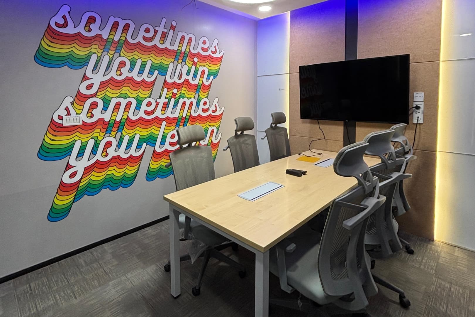 6 Seater Meeting Room interior