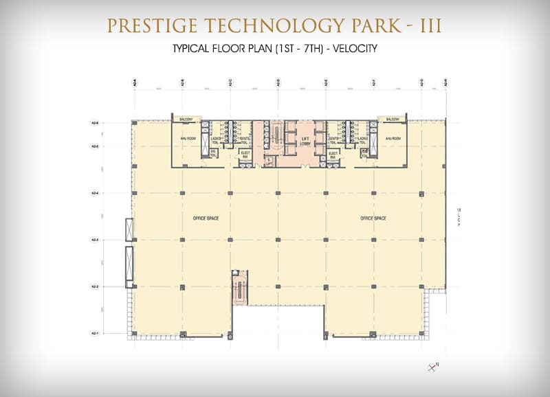 Prestige Tech Park lll - Velocity interior
