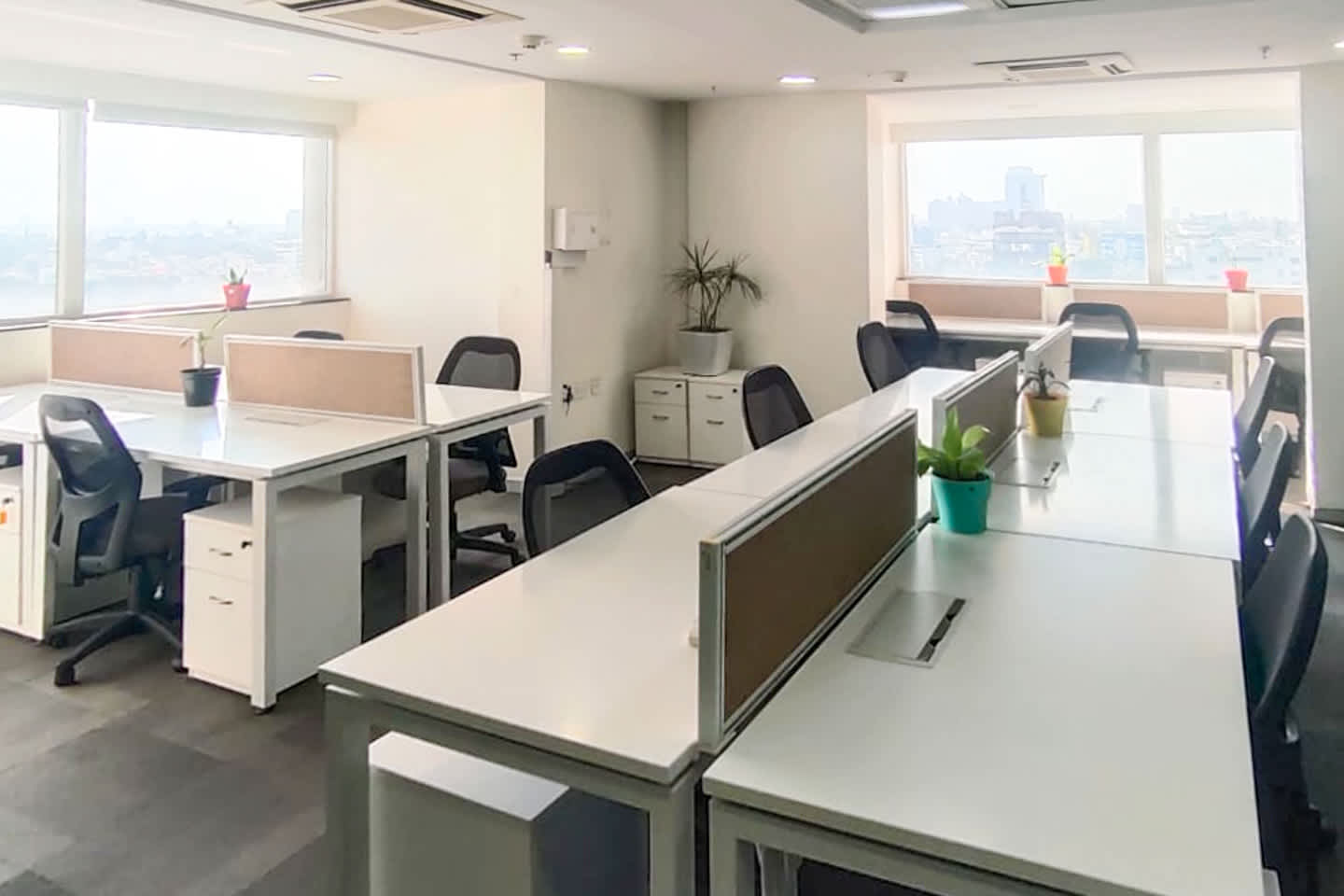 Quest Offices Raheja Towers workspace