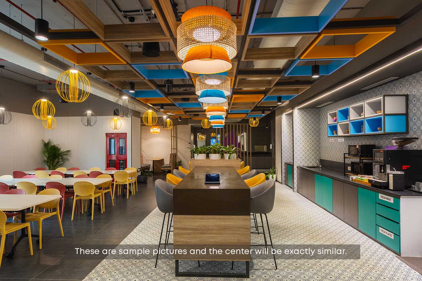 Table Space Luxor, Bagmane Constellation Business Park interior
