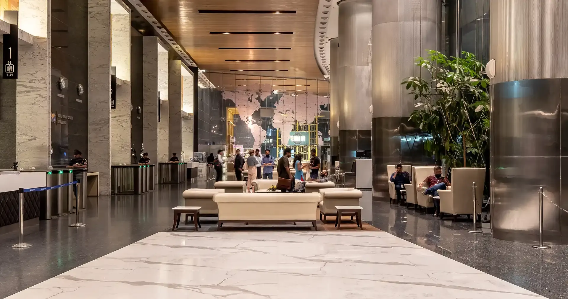 World Trade Centre - Brigade Gateway interior