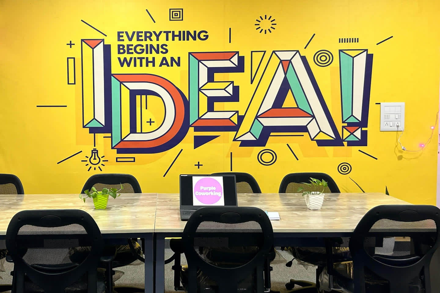 Purple Coworking coworking space in Janakpuri, Delhi