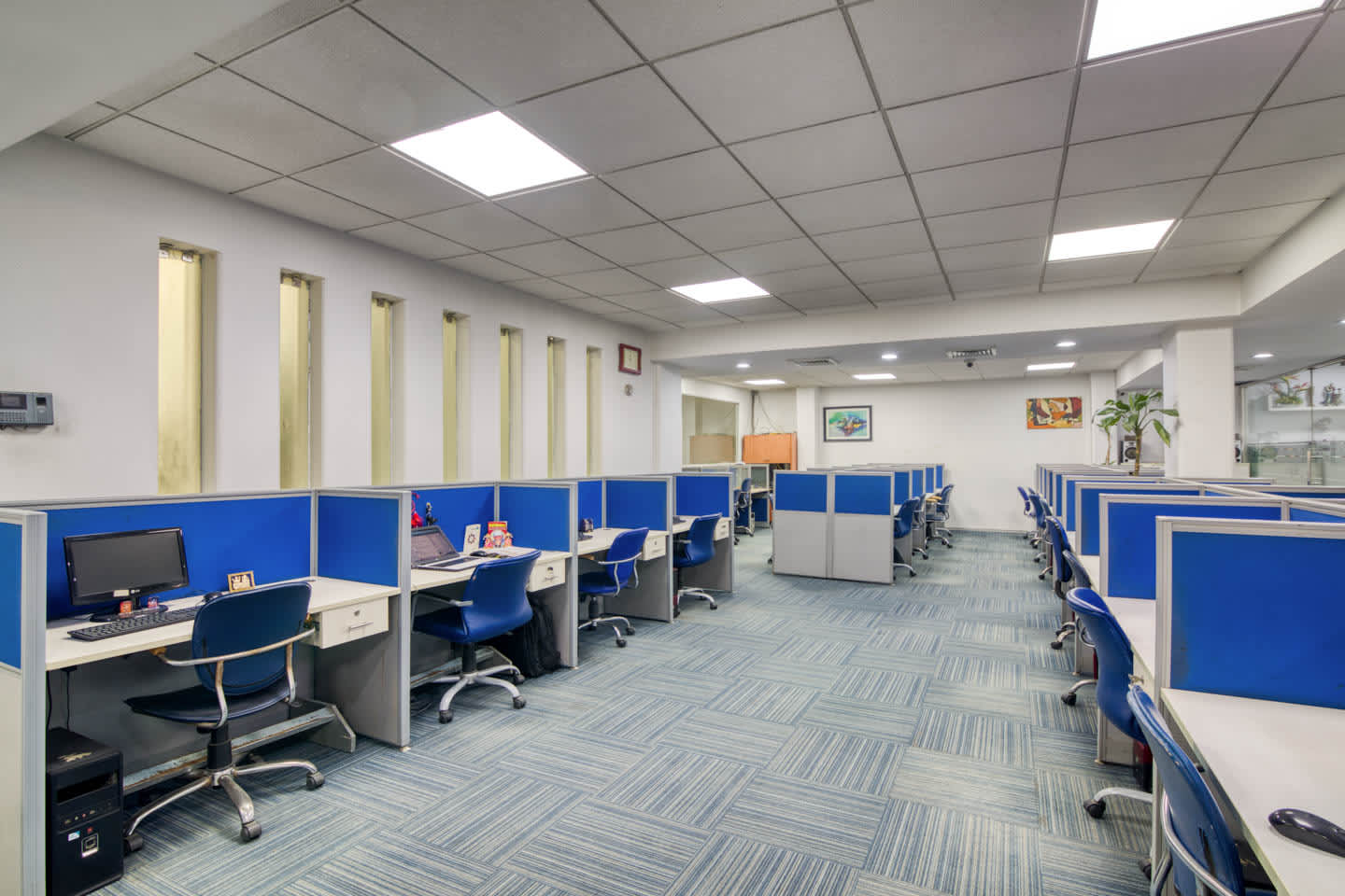 Symmetrical Coworking interior