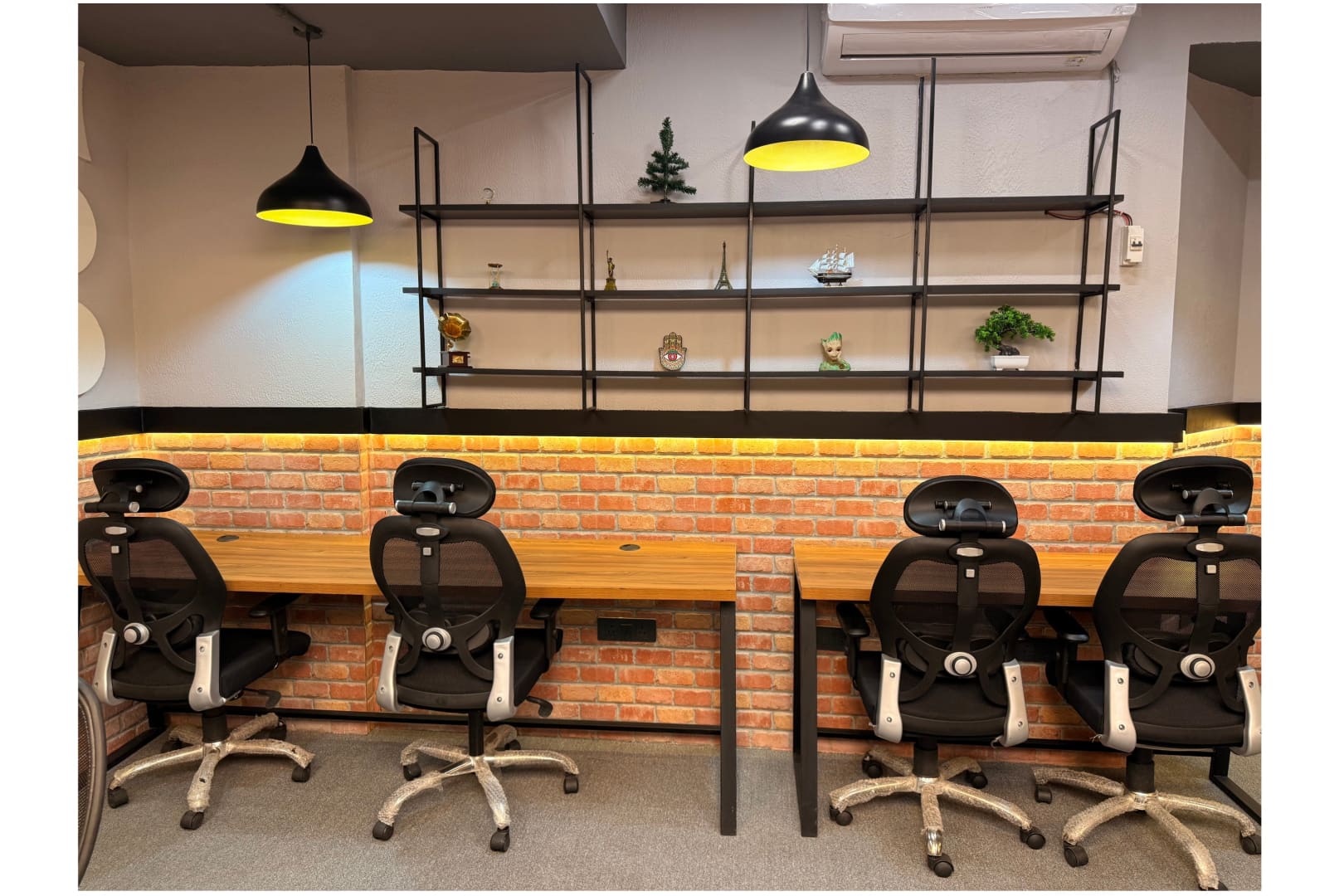The Bright Vibes Co Working workspace