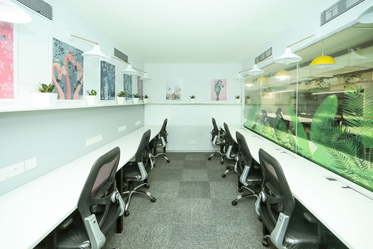 Workingdom Harsha Bhawan interior