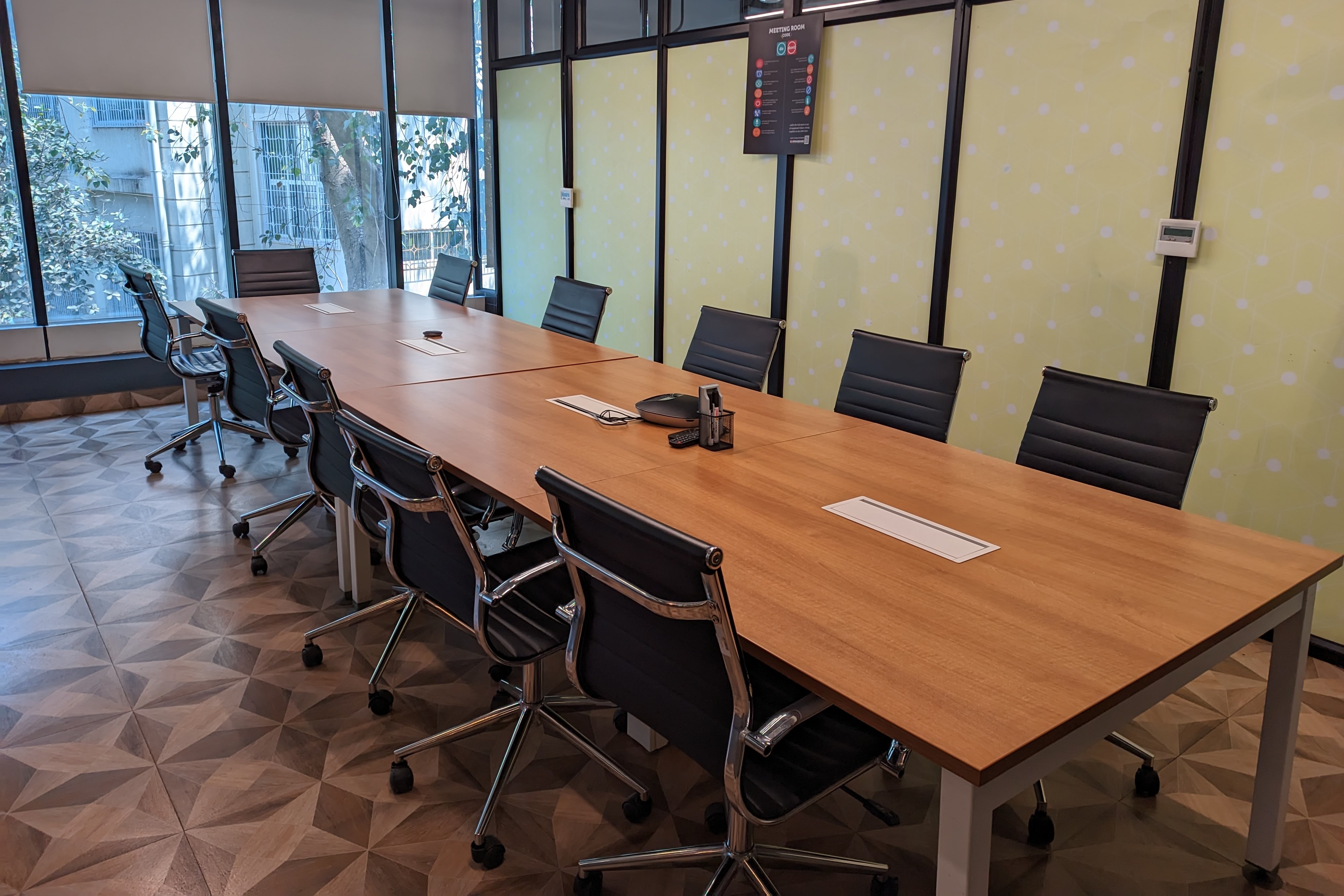 12 Seater Meeting Room interior