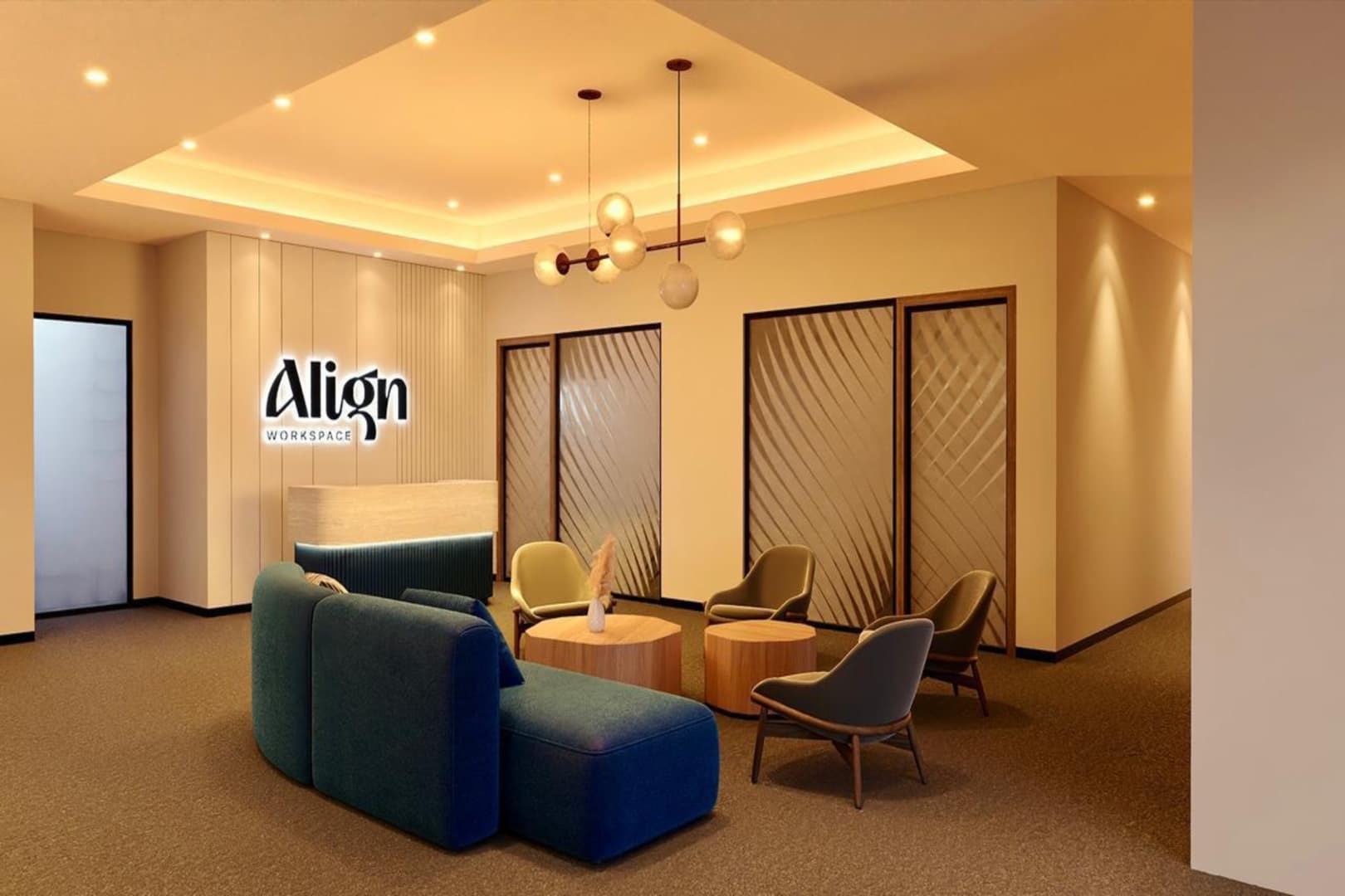 Align by DBS Workspace Peninsula Business Park interior
