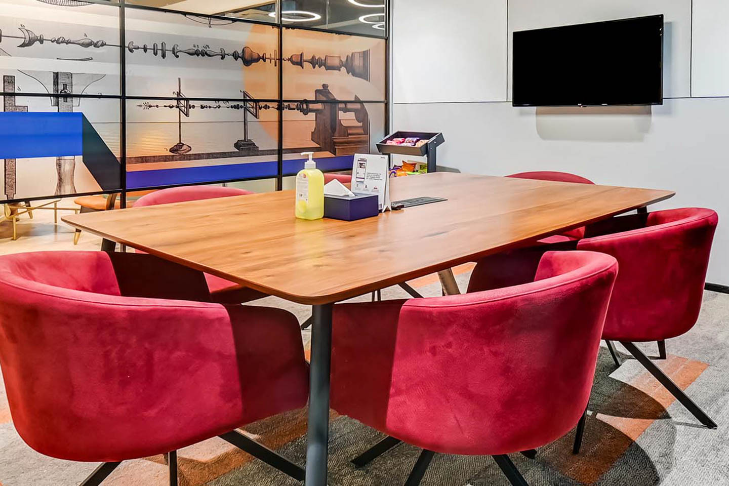 6 Seater Meeting Room interior