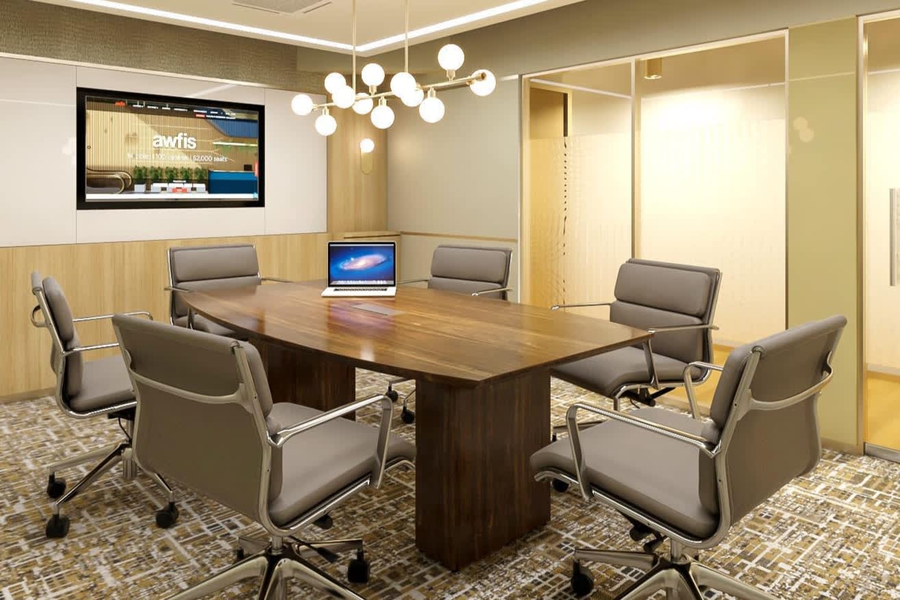 6 Seater Meeting Room interior