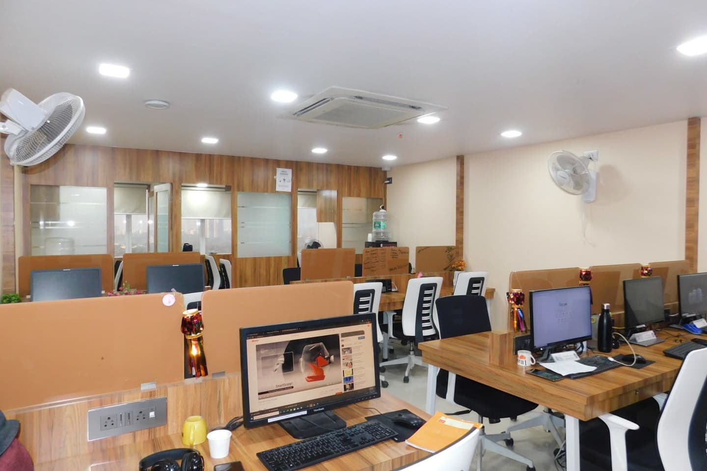 My Desk Techno IT Park workspace