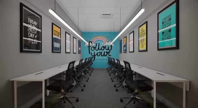 Times Square workspace