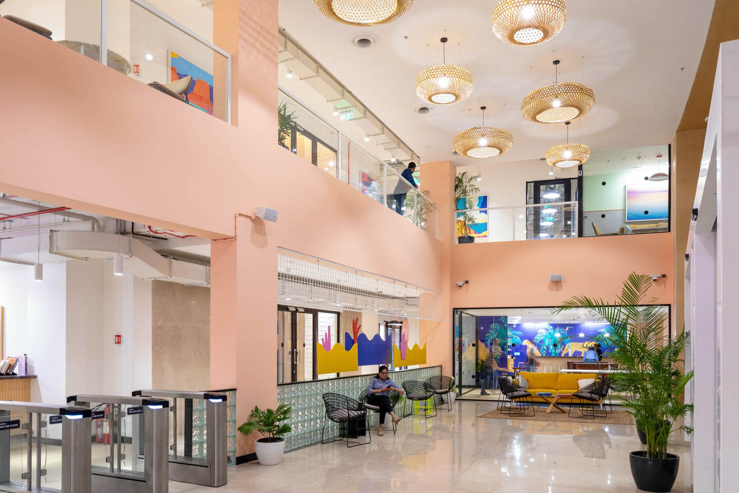 WeWork Raheja Platinum interior